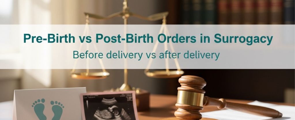 surrogacy pre birth vs post birth